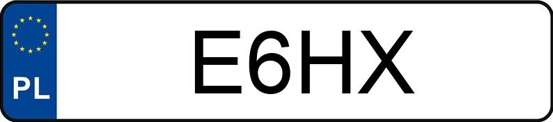 Numer rejestracyjny E6HX posiada CHEVROLET CORVETTE Numer rejestracyjny E6HX posiada CHEVROLET CORVETTE