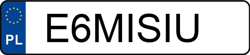 Numer rejestracyjny E6MISIU posiada RENAULT KOLEOS
