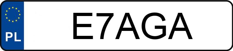 Numer rejestracyjny E7AGA posiada SUZUKI Sport./Szosowe od 600 ccm RF 900R