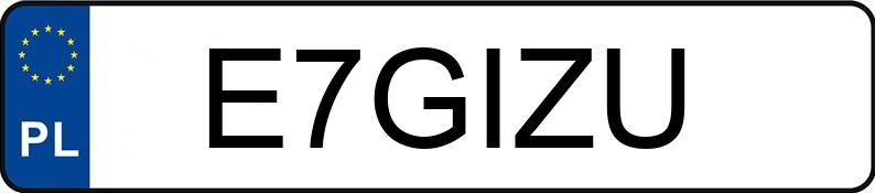 Numer rejestracyjny E7GIZU posiada HONDA Sportowe od 600 ccm CBR 1000 RR Fireblade