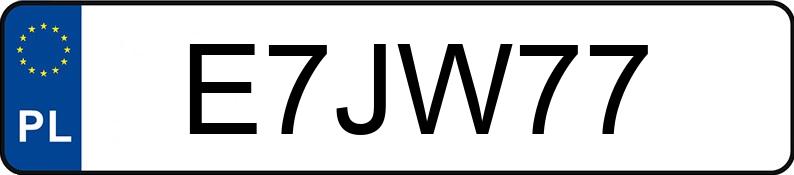 Numer rejestracyjny E7JW77 posiada MERCEDES-BENZ S 680 MAYBACH