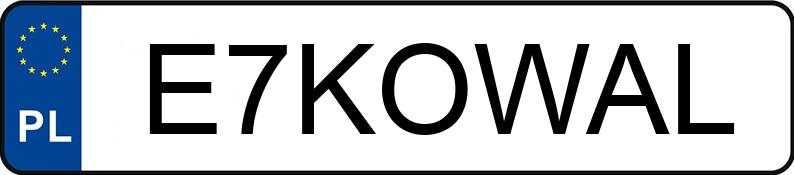 Numer rejestracyjny E7KOWAL posiada VOLKSWAGEN Passat Alltrack 2.0 TDI-CR DPF MR`12 E5 Passat Alltrack 2.0 TDI-CR DPF MR`12 E5