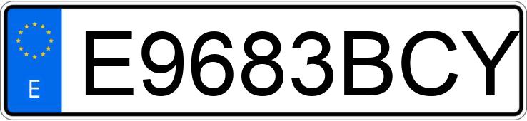 Numer rejestracyjny E9683BCY posiada GAS-GAS EC Numer rejestracyjny E9683BCY posiada GAS-GAS EC