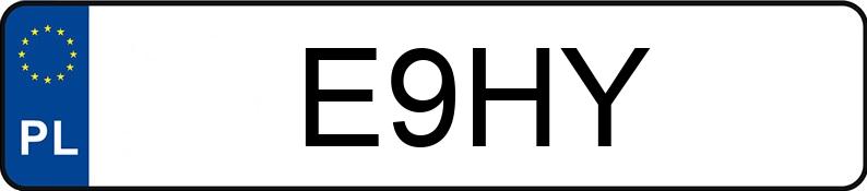 Numer rejestracyjny E9HY posiada DODGE DURANGO Numer rejestracyjny E9HY posiada DODGE DURANGO