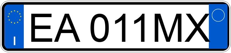 Numer rejestracyjny EA011MX posiada FIAT Bravo 2a serie Numer rejestracyjny EA011MX posiada FIAT Bravo 2a serie