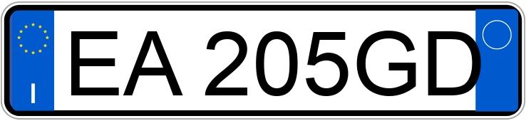 Numer rejestracyjny EA205GD posiada DACIA Sandero 1a serie