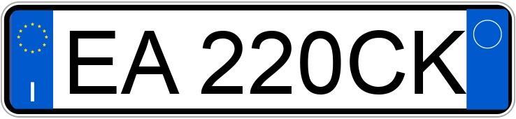 Numer rejestracyjny EA220CK posiada PEUGEOT 308 1a serie