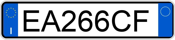 Numer rejestracyjny EA266CF posiada LANCIA Ypsilon 2a serie Numer rejestracyjny EA266CF posiada LANCIA Ypsilon 2a serie