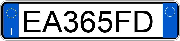 Numer rejestracyjny EA365FD posiada CITROEN C3 2a serie