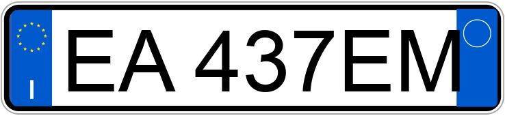 Numer rejestracyjny EA437EM posiada VOLKSWAGEN Golf 6a serie