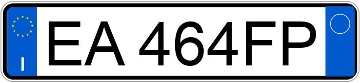 Numer rejestracyjny EA464FP posiada FIAT Bravo 2a serie Numer rejestracyjny EA464FP posiada FIAT Bravo 2a serie