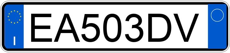 Numer rejestracyjny EA503DV posiada CHEVROLET Matiz 2a serie