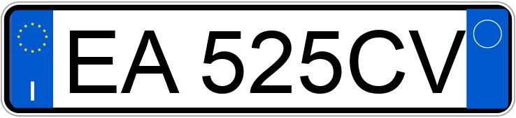 Numer rejestracyjny EA525CV posiada Polo Volkswagen