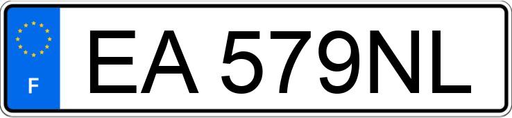 Numer rejestracyjny EA579NL posiada PEUGEOT 108