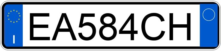 Numer rejestracyjny EA584CH posiada TOYOTA Yaris 2a serie Numer rejestracyjny EA584CH posiada TOYOTA Yaris 2a serie