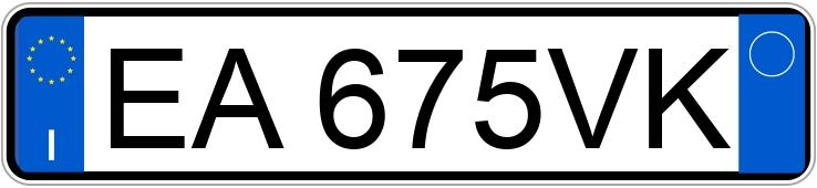 Numer rejestracyjny EA675VK posiada HONDA Jazz 2a serie 08-15