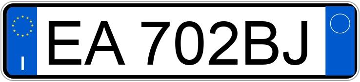 Numer rejestracyjny EA702BJ posiada AUDI TT 2a serie