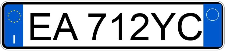 Numer rejestracyjny EA712YC posiada OPEL Corsa 4a serie
