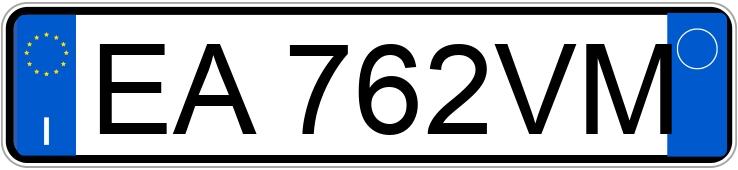 Numer rejestracyjny EA762VM posiada VOLKSWAGEN Touran Numer rejestracyjny EA762VM posiada VOLKSWAGEN Touran