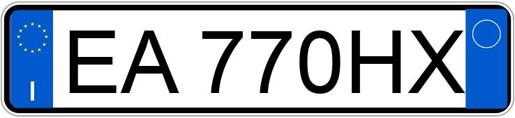 Numer rejestracyjny EA770HX posiada VOLKSWAGEN Golf 6a serie Numer rejestracyjny EA770HX posiada VOLKSWAGEN Golf 6a serie