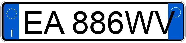 Numer rejestracyjny EA886WV posiada AUDI Q5 1a serie Numer rejestracyjny EA886WV posiada AUDI Q5 1a serie