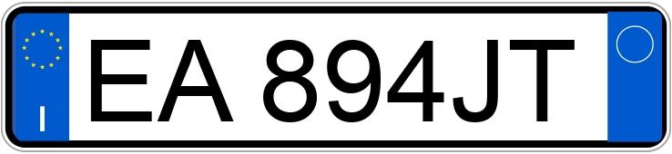 Numer rejestracyjny EA894JT posiada FIAT Panda 2a serie Numer rejestracyjny EA894JT posiada FIAT Panda 2a serie