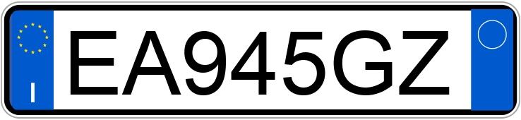 Numer rejestracyjny EA945GZ posiada MERCEDES Classe GLK