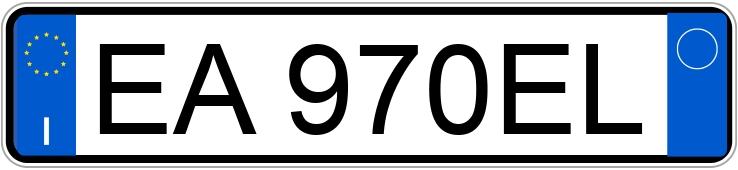 Numer rejestracyjny EA970EL posiada ALFA ROMEO 147