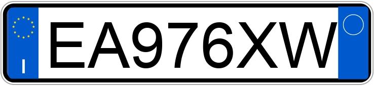 Numer rejestracyjny EA976XW posiada FIAT Grande Punto