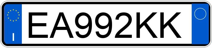 Numer rejestracyjny EA992KK posiada FORD Fiesta 6a serie