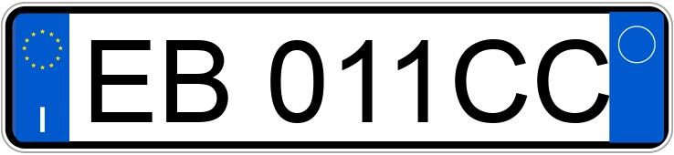 Numer rejestracyjny EB011CC posiada NISSAN Qashqai 1a serie Numer rejestracyjny EB011CC posiada NISSAN Qashqai 1a serie