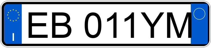 Numer rejestracyjny EB011YM posiada FORD Fiesta 6a serie