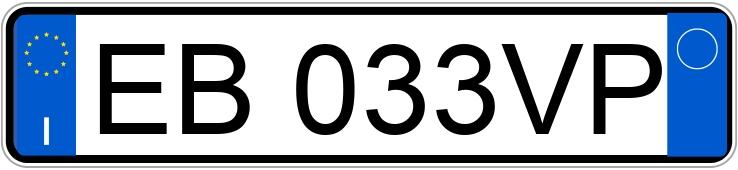 Numer rejestracyjny EB033VP posiada CHEVROLET Aveo 1a serie