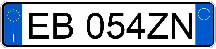 Numer rejestracyjny EB054ZN posiada DACIA Duster 1a serie