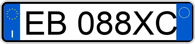 Numer rejestracyjny EB088XC posiada CITROEN C3 1a serie
