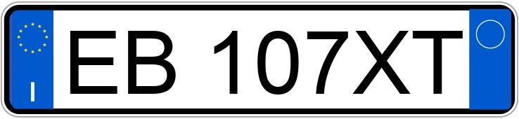 Numer rejestracyjny EB107XT posiada FORD Ka 2a serie