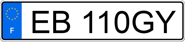 Numer rejestracyjny EB110GY posiada AUDI A3 *