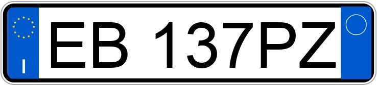 Numer rejestracyjny EB137PZ posiada AUDI A4 4a serie Numer rejestracyjny EB137PZ posiada AUDI A4 4a serie