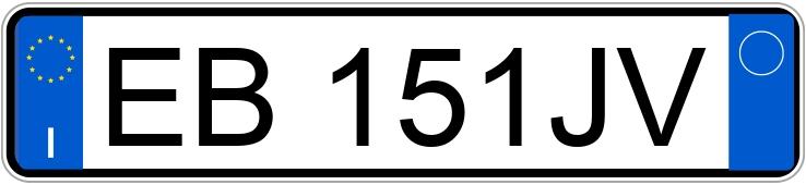 Numer rejestracyjny EB151JV posiada LANCIA Musa 2a serie Numer rejestracyjny EB151JV posiada LANCIA Musa 2a serie