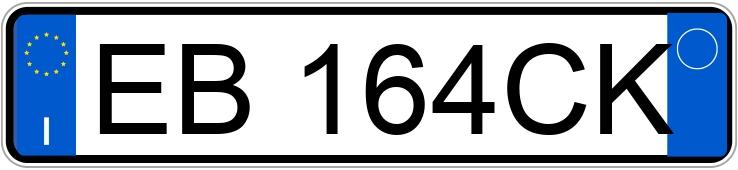 Numer rejestracyjny EB164CK posiada FIAT Punto Evo