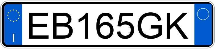 Numer rejestracyjny EB165GK posiada FIAT Panda 2a serie Numer rejestracyjny EB165GK posiada FIAT Panda 2a serie