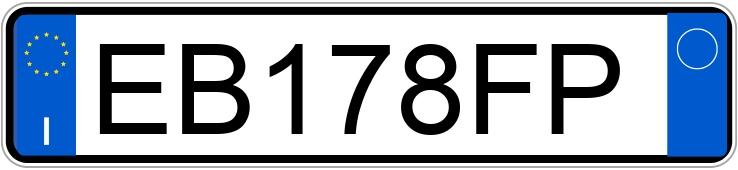 Numer rejestracyjny EB178FP posiada VOLKSWAGEN Golf 6a serie Numer rejestracyjny EB178FP posiada VOLKSWAGEN Golf 6a serie