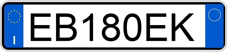 Numer rejestracyjny EB180EK posiada FORD Fiesta 6a serie