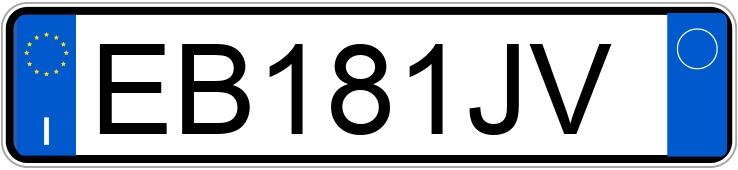 Numer rejestracyjny EB181JV posiada FIAT 500 Numer rejestracyjny EB181JV posiada FIAT 500