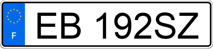 Numer rejestracyjny EB192SZ posiada MITSUBISHI L200