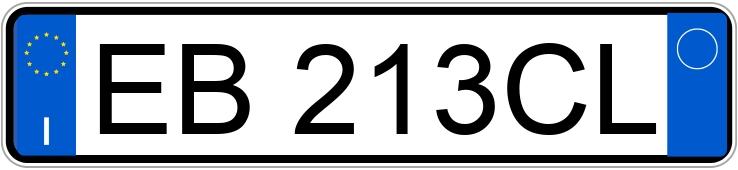 Numer rejestracyjny EB213CL posiada FIAT Grande Punto