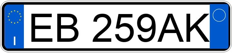 Numer rejestracyjny EB259AK posiada VOLKSWAGEN Polo 5a serie