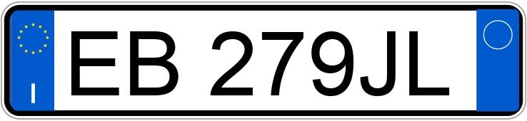 Numer rejestracyjny EB279JL posiada FIAT Punto 3a serie