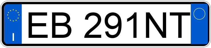 Numer rejestracyjny EB291NT posiada FIAT Doblo 3a serie