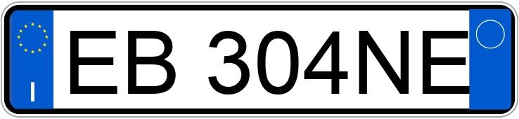 Numer rejestracyjny EB304NE posiada Bmw Serie 1 120d